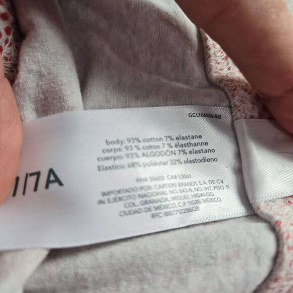 Carter's Valentine heart Girl leggings 7 - Picture 4 of 4